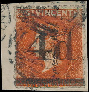 174831 - 1881 SG.35, Viktorie 1Sh oranžová (bright vermilion) s lok