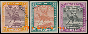 174864 - 1922 ZT  pro SG.26, 27, 28 Arab Postman 2Pia, 5Pia, 10Pia, n