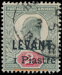 174893 - 1906 BRITISH LEVANT SG.15, Edvard VII. 2P s přetiskem LEVAN