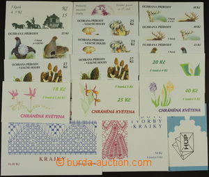 174995 - 1993-2000 stamp-booklet  comp. 15 pcs of, contains ZS6, HÚP