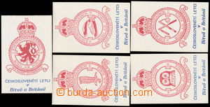 174996 - 1992 unofficial ISSUE  comp. 5 pcs of stamp-booklet Czechosl