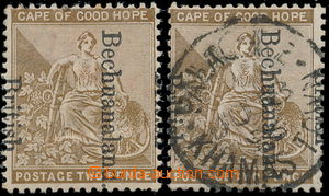 175078 - 1893-1895 SG.39d (2), Mys Dobré Naděje 2P hnědá s přeti