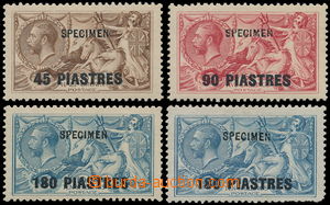 175084 - 1921 BRITISH LEVANT SG.48s-50s, Jiří V., 45Pia/2Sh6P, 90Pi