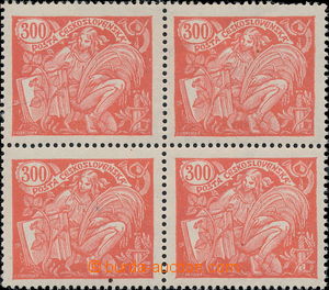 175112 -  Pof.166B, 300h red, comb perforation 13¾; : 13½;,
