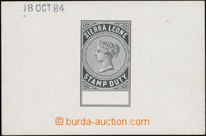 175123 - 1884 ZT  pro fiskální známku Viktorie Stamp Duty, vydána