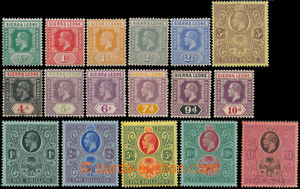 175148 - 1912 SG.112-127, George V. 1/2P-10Sh, 4P used (in addition 1