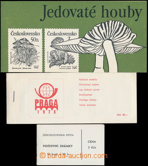 175162 - 1972-90 comp. 3 pcs of stamp sešitků:  ZS4, Czechosl. post