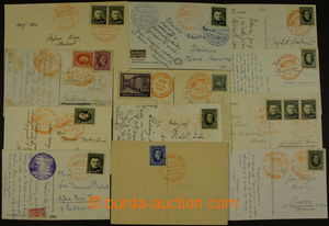 175233 - 1939-40 comp. 12 pcs of entires with postmarks mobile post-o