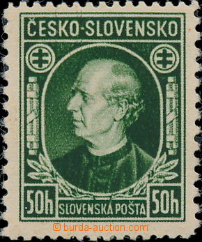 175242 - 1939 Alb.NZA1, unissued Hlinka 50h green ČESKO - SLOVENSKO,