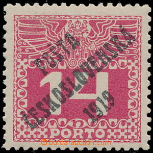 175326 -  Pof.68, Velké číslice 14h, II. typ přetisku; zk. Mahr B