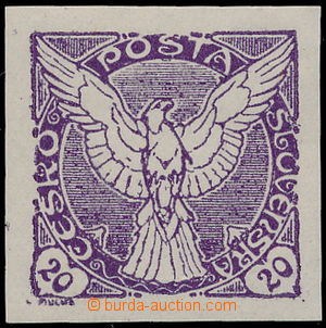 175346 - 1918 Pof.NV5N, Falcon in Flight (issue) 20h violet, official