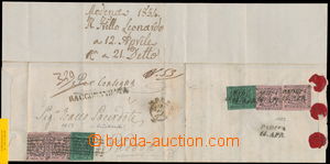 175416 - 1852 Sass.1(3),2(2), R-dopis z Modeny do Padovy, se známkam