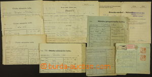175559 - 1955-57 selection of 17 pcs of official blank forms, from th