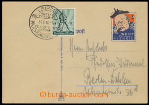 175597 - 1940 VÁLEČNÁ KARIKATURA, dopisnice německé polní pošt