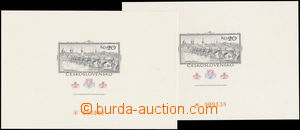 175609 - 1978 VT9a+b, 60 let čs. poštovní známky,2ks, číslovan