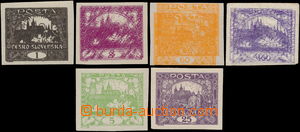 175661 -  Pof.1-24VV  comp. of 4 stamps with production flaw - double