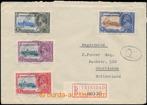 175673 - 1935 R-dopis do Švýcarska, vyfr. kompletní sérií Jubile