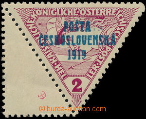 175677 -  Pof.55KN, Trojúhelník 2h hnědočervená s krajovým kupo