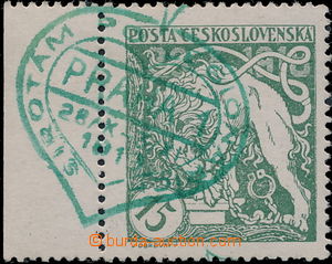 175740 -  Pof.27aA, Lion Breaking its Chains 15h light green, comb pe