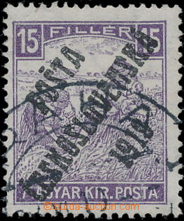 175809 -  Pof.100, Ženci - bílé číslice 15h fialová, IV. typ p