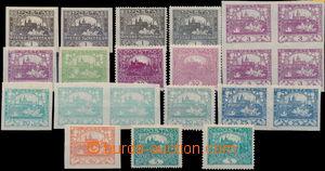 175821 -  compilation of 22 stamps with catalogue and also not listed