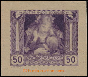 175845 -  ZT  Matka s dítětem 50h, zkusmý tisk ve fialové barvě,