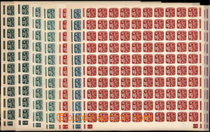 175895 - 1945 Pof.NV23-32, Novinové, sestava 15 kompletních 100ks a