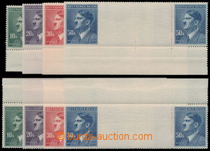 175944 - 1942 Pof.96-99, A. Hitler, large format values 10K - 50K, up