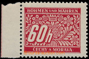 175947 - 1939 Pof.DL7, value 60h, stamp. with L margin and print part