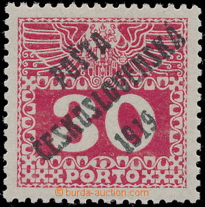 175955 -  Pof.70, Velké číslice 30h, II. typ přetisku, dobře cen