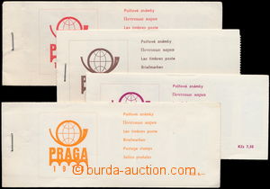 175997 - 1978 ZS10-12, 14, PRAGA 1978, comp. 4 pcs of stamp booklets 