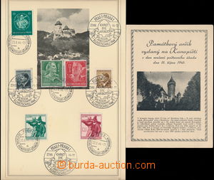 176109 - 1941-44 comp. 2 pcs of commemorative sheets, 1x commemorativ