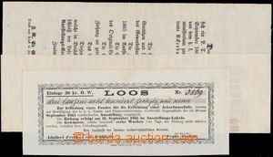 176154 - 1865 HABSBURG MONARCHY  ticket Zemědělského association i