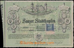 176158 - 1888 AUSTRIA-HUNGARY  stamped certificate town hop field in/