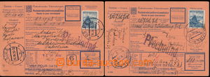 176173 - 1938 dvě celé mezinárodní poštovní poukázky Znak 10h 