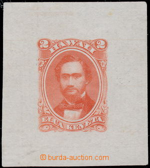 176209 - 1864 Sc.31P1, Kamehameha 2C červeno - rumělková, ZT pro S