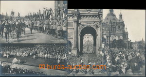 176274 - 1927 4 pohlednice VIII. STAHLHELMTAG BERLIN, Sjezd svazu fro