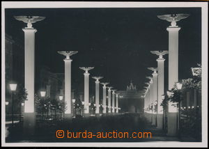 176275 - 1938 UNTER DEN LINDEN, atypický noční záběr slavné uli