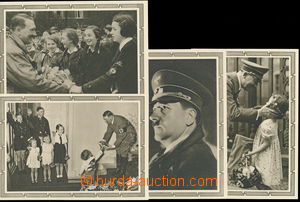 176278 - 1939 4ks celinových pohlednic Mi.P278/02 A.H. s brigadýrko