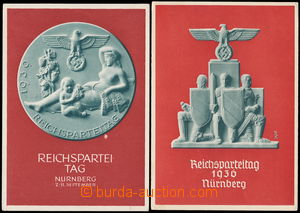 176280 - 1936-1939 2x Festpostkarte REICHSPARTEITAG NSDAP NORIMBERG 1