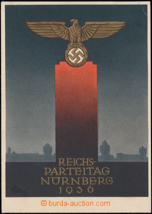 176281 - 1936 Festpostkarte REICHSPARTEITAG NSDAP NORIMBERG 1936 lito