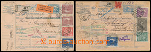 176361 - 1920-21 sestava 2 celých poštovních průvodek zaslaných 