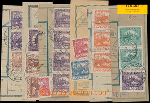 176362 - 1919-20 sestava 6ks ústřižků poštovních průvodek vyfr