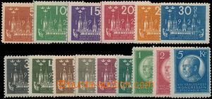 176410 - 1924 Mi.144-158, Světový poštovní kongres, oblíbená ko