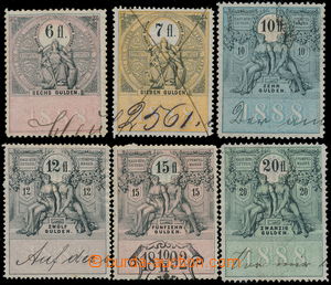 176502 - 1888 [COLLECTIONS] AUSTRIA-HUNGARY / REVENUE STAMPS ISSUE 18