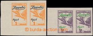 176532 - 1931 Mi.478U, 479U, Zeppelin 1 Pengo a 2 Pengo, NEZOUBKOVAN