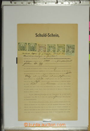 176580 - 1883 [SBÍRKY]  RAKOUSKO-UHERSKO / LISTINNÉ KOLKY EMISE 188