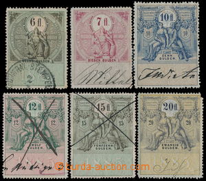 176581 - 1885 [SBÍRKY]  RAKOUSKO-UHERSKO / LISTINNÉ KOLKY EMISE 188
