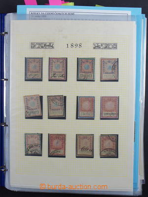 176594 - 1898-1910 [SBÍRKY]  RAKOUSKO-UHERSKO / LISTINNÉ KOLKY EMIS