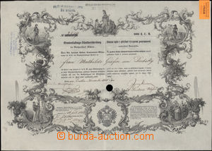 176638 - 1851 HABSBURG MONARCHY/ MARKRABSTVÍ MORAVSKÉ  debenture bo